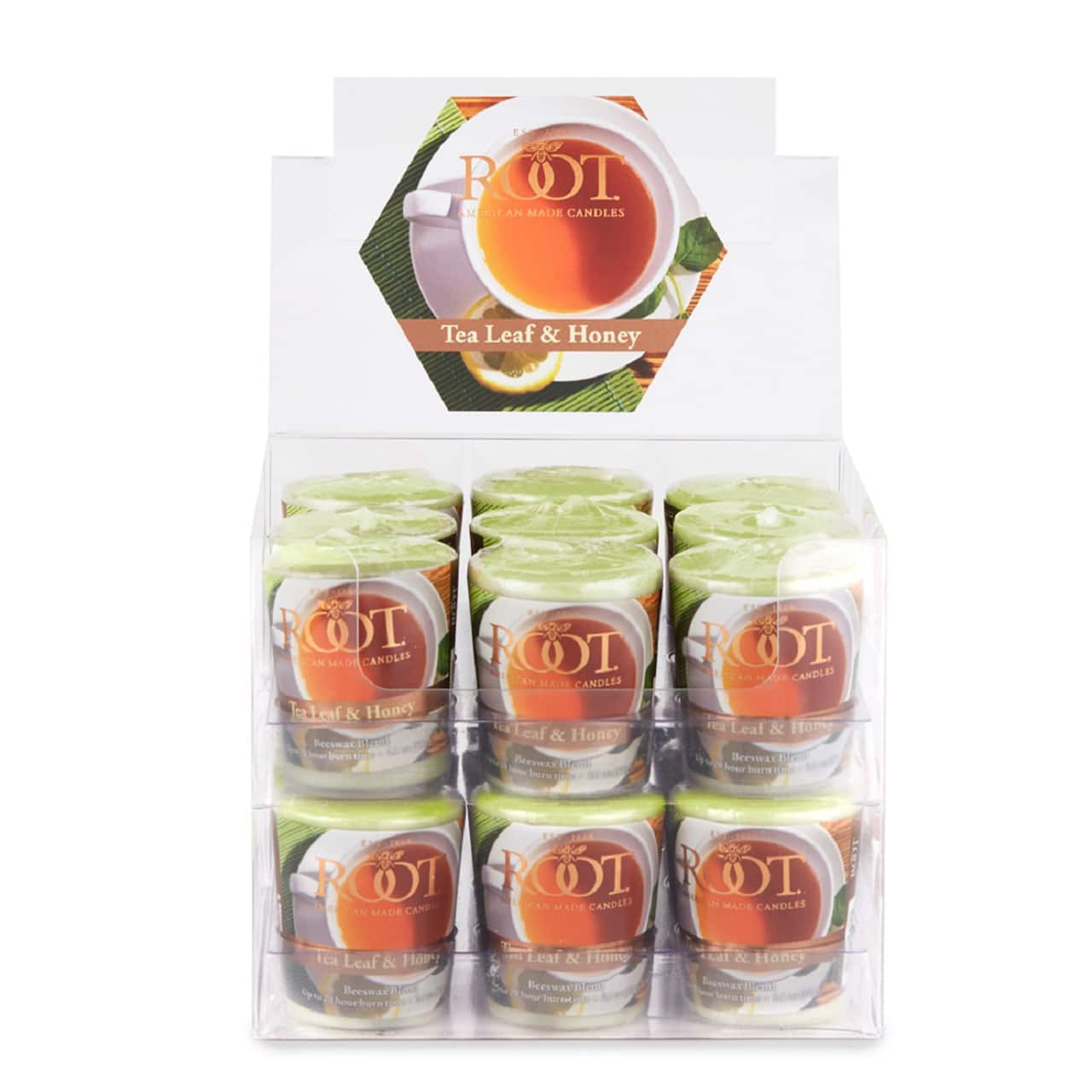 Root Candles Scented 20 Hour Beeswax Blend Votive Candles, 18ct.